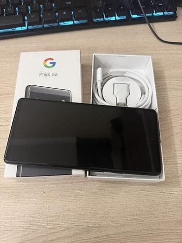 Google Pixel 6A, Б/у, 128 ГБ, цвет - Черный, eSIM at lalafo.kg Google Pixel 6A, Б/у, 128 ГБ, цвет - Черный, eSIM