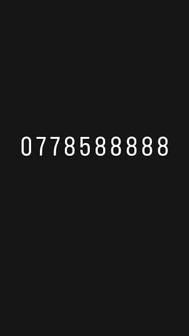 VIP number: 0778588888
Price: 100 000 KGS at lalafo.kg VIP number: 0778588888
Price: 100 000 KGS