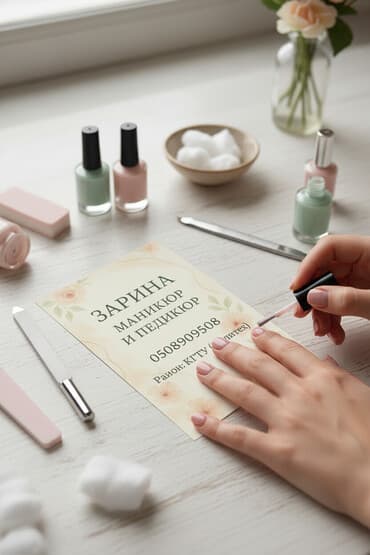 Гель лак, шеллак, Укрепление ногтей, Покрытие гель лаком, Маникюр, Педикюр, С выездом на дом at lalafo.kg Гель лак, шеллак, Укрепление ногтей, Покрытие гель лаком, Маникюр, Педикюр, С выездом на дом