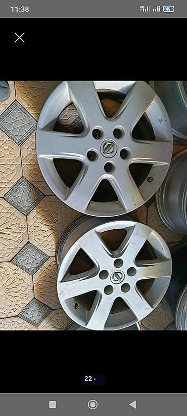 Литые Диски R 16 Комплект, отверстий - 5 at lalafo.kg Литые Диски R 16 Комплект, отверстий - 5