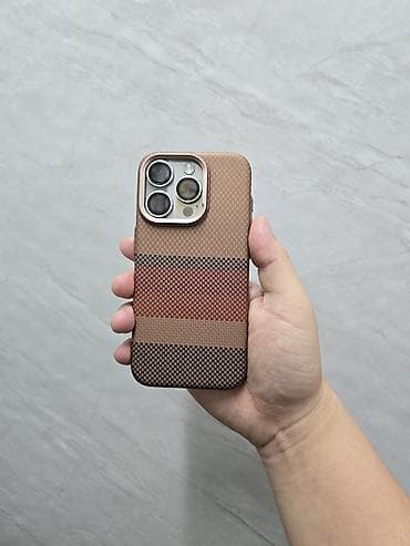 IPhone 15 Pro, Б/у, 128 ГБ, Natural Titanium, Чехол, 89 % at lalafo.kg IPhone 15 Pro, Б/у, 128 ГБ, Natural Titanium, Чехол, 89 %