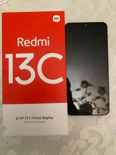 Redmi, Redmi 13C, Б/у, 256 ГБ, цвет - Черный, 2 SIM at lalafo.kg Redmi, Redmi 13C, Б/у, 256 ГБ, цвет - Черный, 2 SIM