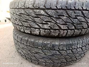 Шины 215 / 70 / R 16, Всесезонная, Б/у, Пара, Внедорожные (АТ/МТ), Bridgestone at lalafo.kg Шины 215 / 70 / R 16, Всесезонная, Б/у, Пара, Внедорожные (АТ/МТ), Bridgestone