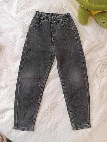 Джинсы и брюки, цвет - Серый, Б/у at lalafo.kg Джинсы и брюки, цвет - Серый, Б/у