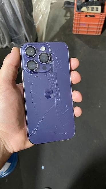 IPhone 14 Pro, Б/у, 256 ГБ, Deep Purple, Защитное стекло, 95 % at lalafo.kg IPhone 14 Pro, Б/у, 256 ГБ, Deep Purple, Защитное стекло, 95 %