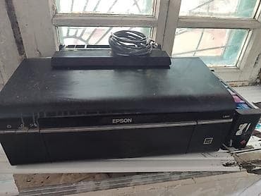 Струйный фотопринтер Epson L800 с встроенной системой непрерывной at lalafo.kg Струйный фотопринтер Epson L800 с встроенной системой непрерывной
