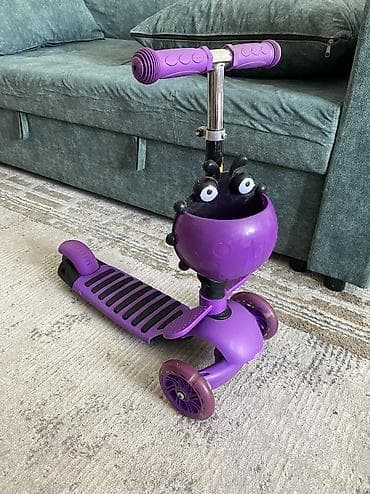 Детский самокат, Трёхколёсный, Б/у at lalafo.kg Детский самокат, Трёхколёсный, Б/у