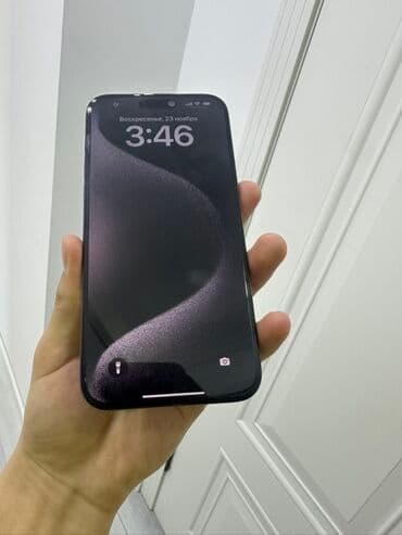 IPhone 15 Pro Max, Б/у, 256 ГБ, Графит, 86 % at lalafo.kg IPhone 15 Pro Max, Б/у, 256 ГБ, Графит, 86 %