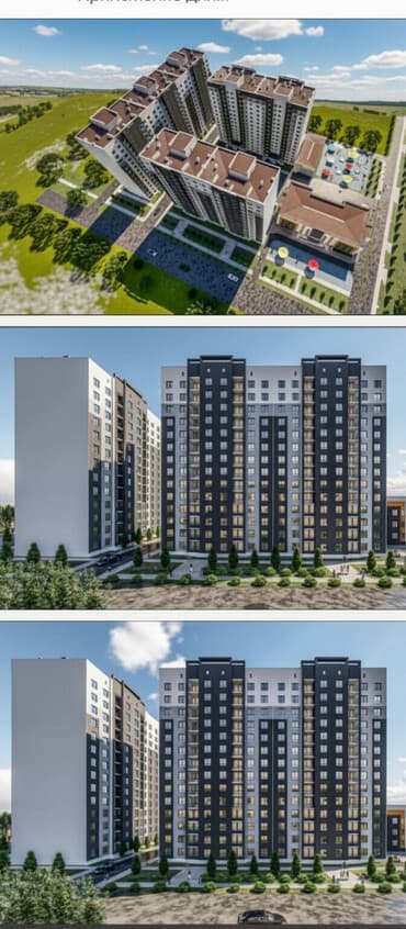 Строится, Элитка, 1 комната, 41 м² at lalafo.kg Строится, Элитка, 1 комната, 41 м²