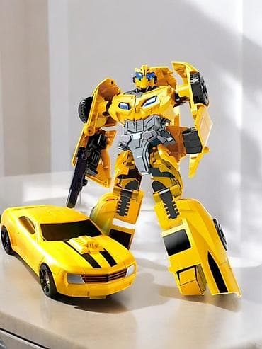 Детская игрушка-трансформер, способная превращаться из робота в at lalafo.kg Детская игрушка-трансформер, способная превращаться из робота в