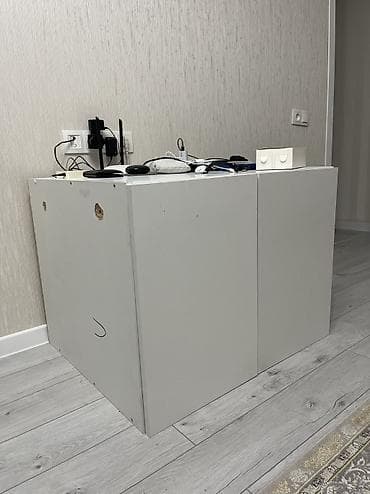 Купе шкафтар: Белая настенный шкаф-полка с распашными дверцами Ширина: 82,5 см lalafo.kg да — 2 Купе шкафтар: Белая настенный шкаф-полка с распашными дверцами Ширина: 82,5 см — 2