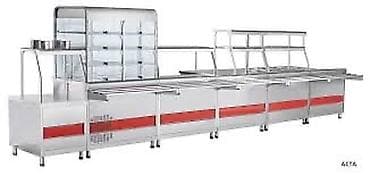 Линия раздачи для столовой/кафе (модульная) Профессиональная at lalafo.kg Линия раздачи для столовой/кафе (модульная) Профессиональная