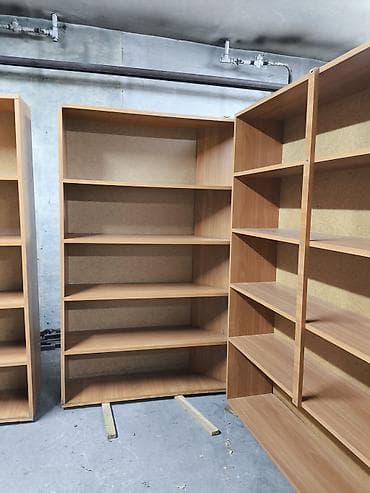 Стеллажи/витрины из ЛДСП под дерево (цвет — светлый бук). Состав и at lalafo.kg — 6 Стеллажи/витрины из ЛДСП под дерево (цвет — светлый бук). Состав и — 6