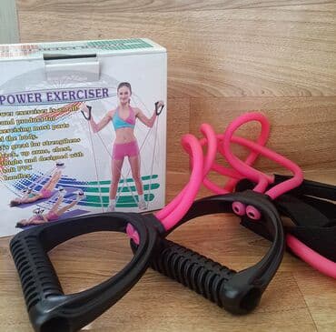 Эспандер(фитнес резинка) тренажер.Новый,практически не использовался.В at lalafo.kg Эспандер(фитнес резинка) тренажер.Новый,практически не использовался.В