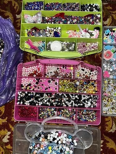 Чынжырлар: Большая подборка материалов для рукоделия и бижутерии. - детского и lalafo.kg да — 3 Чынжырлар: Большая подборка материалов для рукоделия и бижутерии. - детского и — 3