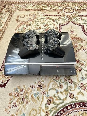 Sony PlayStation 3 (Fat) + 2 беспроводных геймпада - Модель at lalafo.kg Sony PlayStation 3 (Fat) + 2 беспроводных геймпада - Модель
