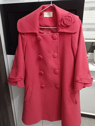 Пальто кашемир made in Turkey, цвет кораловыйв идеальном состоянии at lalafo.kg Пальто кашемир made in Turkey, цвет кораловыйв идеальном состоянии