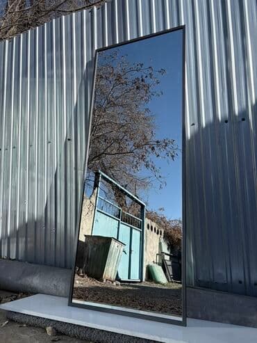 В наличии Зеркало с черной рамой, рама ПВХ Ширина рамки: 1,8 см at lalafo.kg В наличии Зеркало с черной рамой, рама ПВХ Ширина рамки: 1,8 см