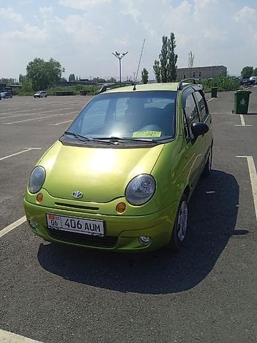 Daewoo Matiz: 2002 г., 0.8 л, Автомат, Бензин, Хетчбек lalafo.kg да Daewoo Matiz: 2002 г., 0.8 л, Автомат, Бензин, Хетчбек
