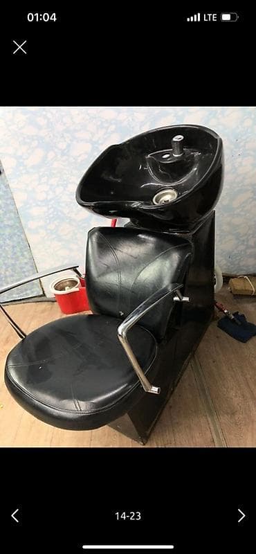 Парикмахерская мойка с креслом - Стационарная мойка с раковиной из at lalafo.kg Парикмахерская мойка с креслом - Стационарная мойка с раковиной из