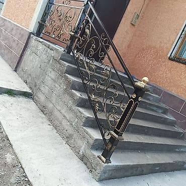 Изготовление перил Материал: Кованное железо, Наружные, Бесплатная доставка at lalafo.kg — 7 Изготовление перил Материал: Кованное железо, Наружные, Бесплатная доставка — 7