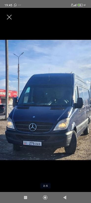 Mercedes-Benz Спринтер: 2009 г., 2.7 л, Механика, Дизель, Фургон at lalafo.kg Mercedes-Benz Спринтер: 2009 г., 2.7 л, Механика, Дизель, Фургон