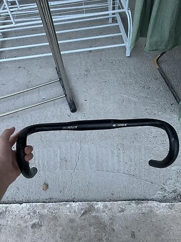 Шоссейный руль (drop bar) из алюминия - Материал: алюминий, окраска at lalafo.kg Шоссейный руль (drop bar) из алюминия - Материал: алюминий, окраска