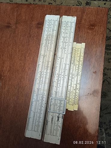 Продаю линейку логарифмическую 1954, 1970, 1973- года, цена 500 сом/ at lalafo.kg Продаю линейку логарифмическую 1954, 1970, 1973- года, цена 500 сом/