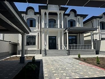 Элегантный двухэтажный дом в классическом стиле с колоннами и at lalafo.kg Элегантный двухэтажный дом в классическом стиле с колоннами и