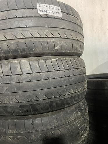 Шины 265 / 45 / R 20, Лето, Б/у, Комплект, Dunlop at lalafo.kg Шины 265 / 45 / R 20, Лето, Б/у, Комплект, Dunlop