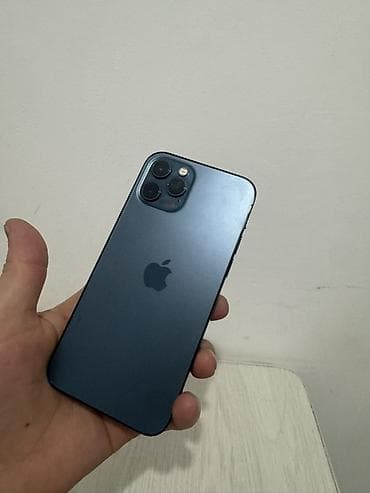 IPhone 12 Pro, Новый, 256 ГБ, Pacific Blue, 70 % at lalafo.kg IPhone 12 Pro, Новый, 256 ГБ, Pacific Blue, 70 %
