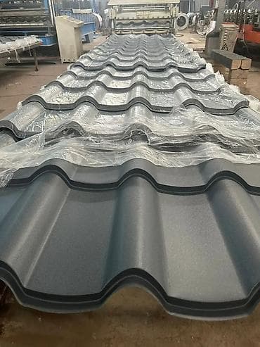 Металлочерепица и профнастил из оцинкованной стали с полимерным lalafo.kg да Металлочерепица и профнастил из оцинкованной стали с полимерным