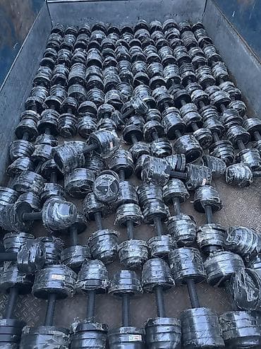 Разборные гантели 15+15 кг (пара). - Материал: металл, черное at lalafo.kg Разборные гантели 15+15 кг (пара). - Материал: металл, черное