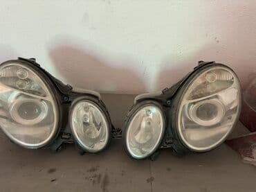Комплект передних фар Mercedes-Benz 2004 г., Б/у, Оригинал, Германия at lalafo.kg Комплект передних фар Mercedes-Benz 2004 г., Б/у, Оригинал, Германия