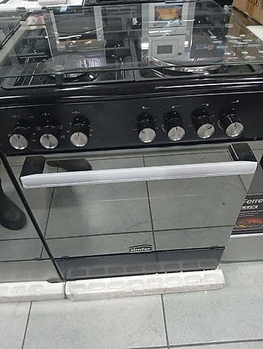 Плита Simfer, комбинированная, черная - Тип: напольная плита с at lalafo.kg Плита Simfer, комбинированная, черная - Тип: напольная плита с