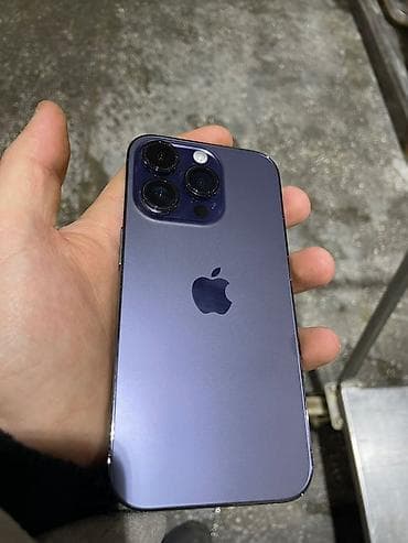 IPhone 14 Pro, Б/у, 128 ГБ, Deep Purple, 82 % at lalafo.kg IPhone 14 Pro, Б/у, 128 ГБ, Deep Purple, 82 %