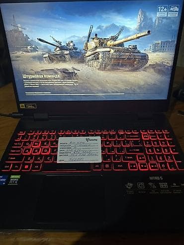 Игровой ноутбук Acer Nitro 5. - Модель: Acer Nitro 5 - Процессор at lalafo.kg Игровой ноутбук Acer Nitro 5. - Модель: Acer Nitro 5 - Процессор