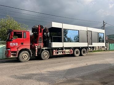 Модульное здание (блок‑контейнер) крупного формата на шасси для at lalafo.kg Модульное здание (блок‑контейнер) крупного формата на шасси для