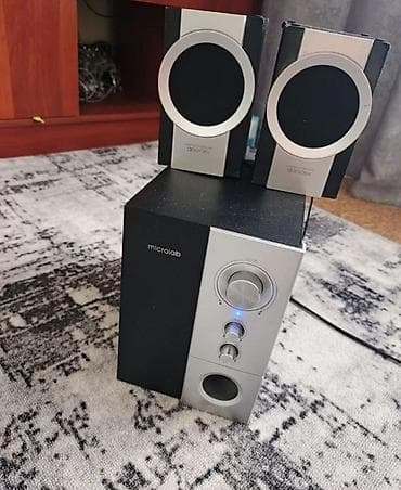 Акустическая система Microlab 2.1 с сабвуфером - Формат: 2 сателлита at lalafo.kg Акустическая система Microlab 2.1 с сабвуфером - Формат: 2 сателлита