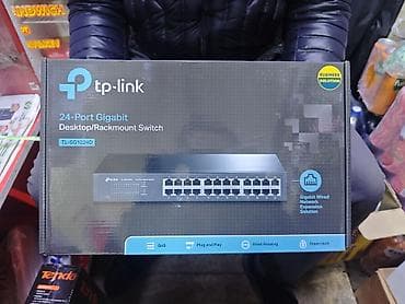 TP-Link TL-SG1024D — гигабитный коммутатор на 24 порта для установки at lalafo.kg TP-Link TL-SG1024D — гигабитный коммутатор на 24 порта для установки