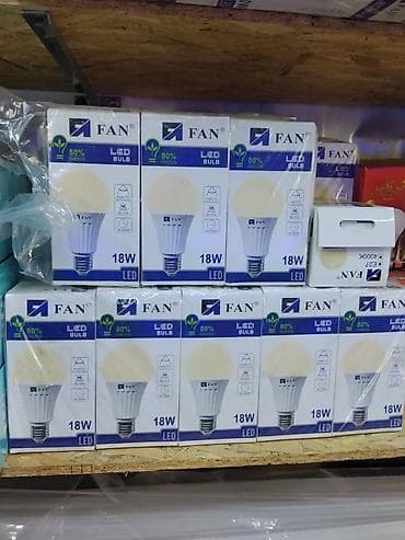 LED-лампа FAN 18W - Мощность: 18 Вт - Тип: LED (энергосбережение до at lalafo.kg LED-лампа FAN 18W - Мощность: 18 Вт - Тип: LED (энергосбережение до