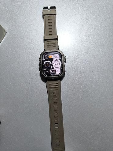 Смарт-часы с прямоугольным дисплеем и прочным корпусом «ультра»-стиля at lalafo.kg Смарт-часы с прямоугольным дисплеем и прочным корпусом «ультра»-стиля