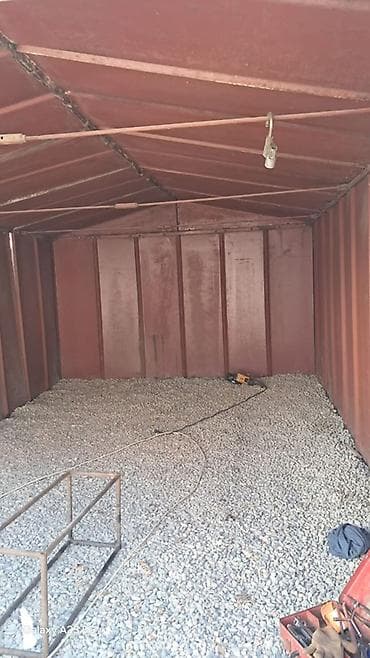 Металлический гараж-ракушка Волговский 3х6 Самовывоз без места - at lalafo.kg Металлический гараж-ракушка Волговский 3х6 Самовывоз без места -