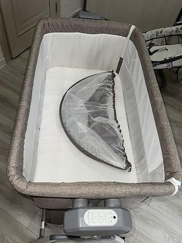 Балдар үчүн столдору: Люлька, Бешик, Металл, түсү - Саргыч боз lalafo.kg да — 4 Балдар үчүн столдору: Люлька, Бешик, Металл, түсү - Саргыч боз — 4