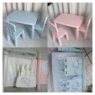 Комплект детского стола и стула, Новый, Самовывоз, Платная доставка at lalafo.kg Комплект детского стола и стула, Новый, Самовывоз, Платная доставка