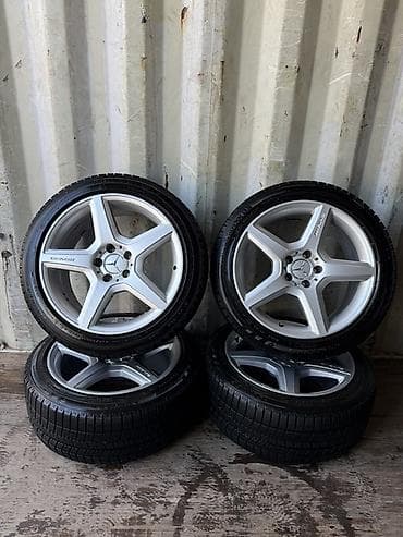 Колеса в сборе 235 / 45 / R 18, Зима, Комплект, Легковые, Литые, отверстий - 5 at lalafo.kg Колеса в сборе 235 / 45 / R 18, Зима, Комплект, Легковые, Литые, отверстий - 5