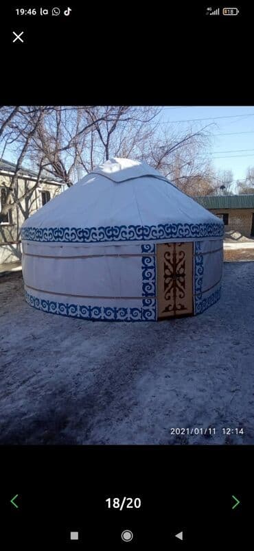 Юрта Боз уй Аренда Палатка: Аренда юрты, Каркас Деревянный, 75 баш, Казан, Посуда, С полом at lalafo.kg Юрта Боз уй Аренда Палатка: Аренда юрты, Каркас Деревянный, 75 баш, Казан, Посуда, С полом