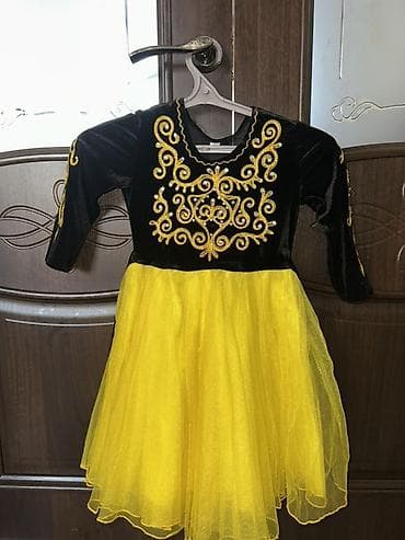 Детское платье, цвет - Желтый, Б/у at lalafo.kg Детское платье, цвет - Желтый, Б/у