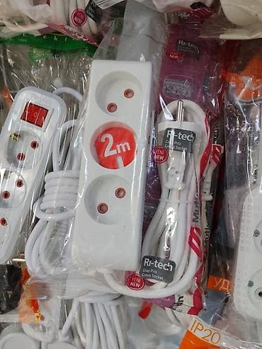 Удлинитель Ri-tech с двумя розетками (тип Schuko/евростандарт), кабель at lalafo.kg Удлинитель Ri-tech с двумя розетками (тип Schuko/евростандарт), кабель