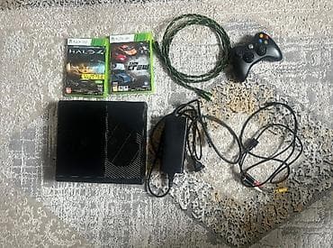 Игровой комплект Xbox 360 (Slim) Состав набора: - Консоль Xbox 360 at lalafo.kg Игровой комплект Xbox 360 (Slim) Состав набора: - Консоль Xbox 360